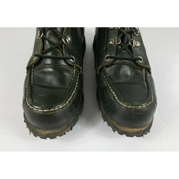 Boston Red Sox Ted Williams Sears Leather Combat Boots Size 7.5 B Rare with Box! - Picture 6 of 12